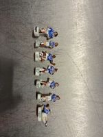 Figurines (fèves) football joueurs France série 7 pièces