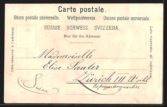 Cartoline postali: Litho Bex, Ortsansicht aus der Vogelscha – Usato da Berlin venduto da bartko-reher 1