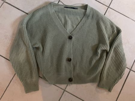 Veromoda Strickjacke, frühlingshaftes Grün, Grösse L