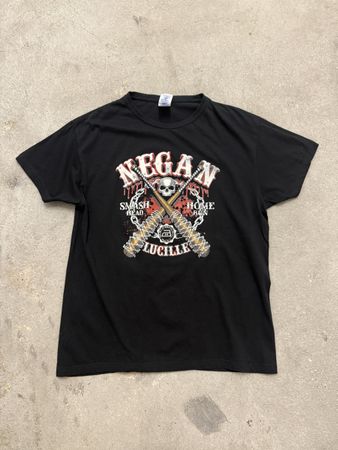 T-shirt JHK motif Negan noir  M walking dead 