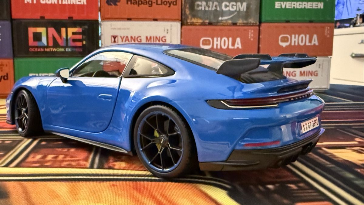 Porsche Modellini d'auto: Porsche 911 GT3 blau  1:18 – Nuovo e nell'imballaggio originale da Basel venduto da Zomeg 6