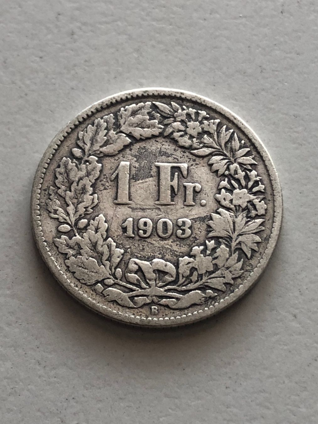 Alle Münzen: 1 Fr. 1903 – Gebraucht aus Schötz von Odpa