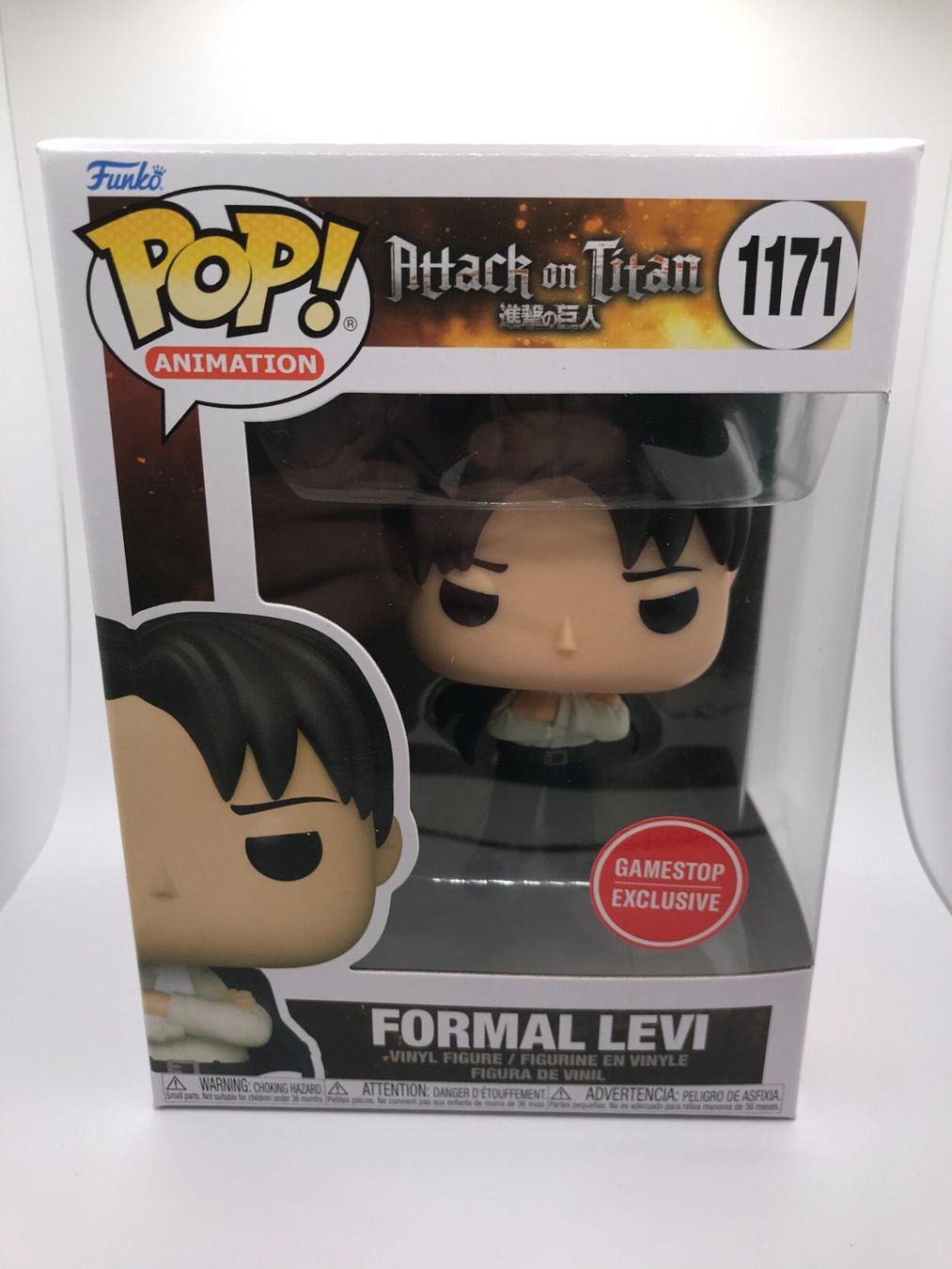 Funko Figuren: Funko POP - 1171 - Formal Levi - Attack on Titan - GameStop – Neu und originalverpackt aus Allschwil von Bullach