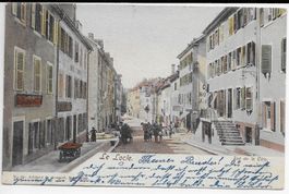 Le Locle, Ruede la Côte um 1904