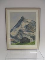 Schönbielhütte am Matterhorn - sign. Schmid E. - dat (19)80