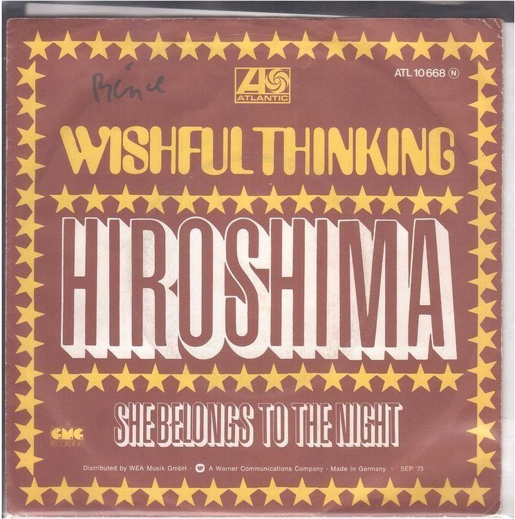 Vinyles: Whishful Thingking  -- Hiroshima    Single7 – D'occasion à Rheinau par asteng