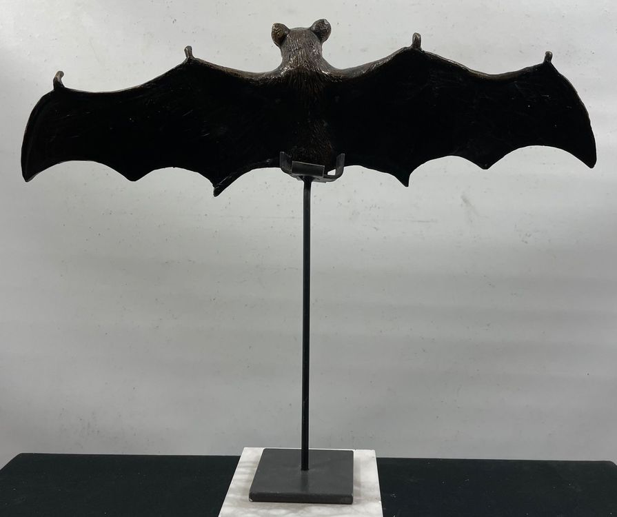 Fledermaus Skulptur aus Bronze | Kaufen auf Ricardo