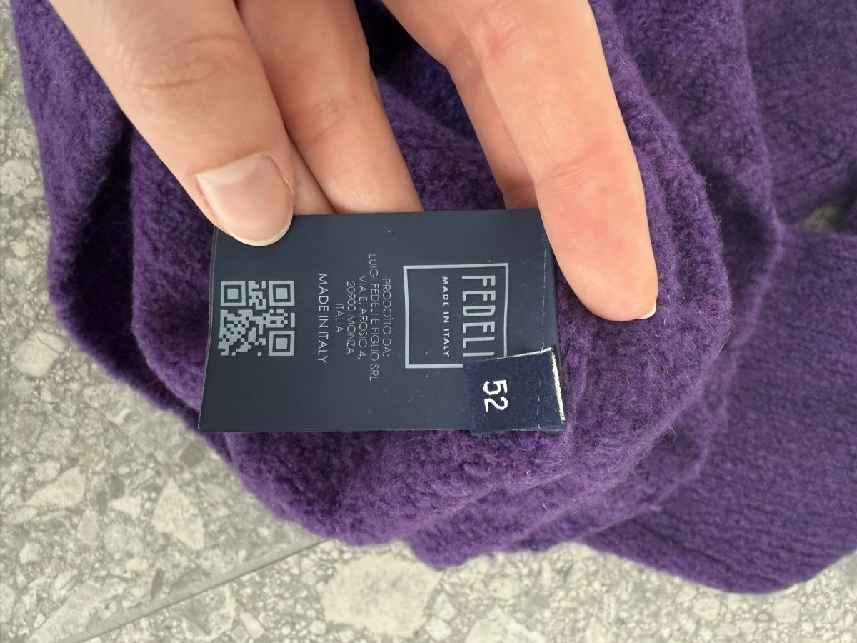 Pullover & Sweatshirts: Lila Hoodie von FEDELI – Neu und originalverpackt aus Birmensdorf ZH von nin.am 3