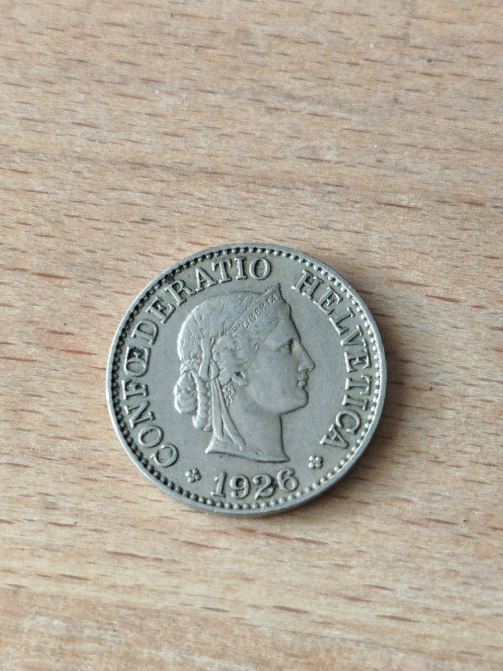 Tutti le monete: pièce de 10 centimes suisse 1926 – Usato da Châtel St Denis venduto da Magil71 1