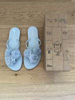 Mini Melissa Pantoletten blau, Gr. 34 (US 3), wie neu