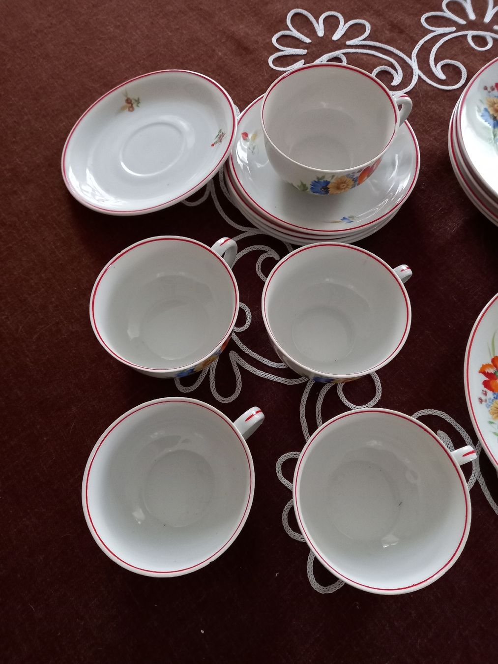 Set di piatti: Kaffeegeschirr Kornblumen – Usato da Aarburg venduto da chregi79 5