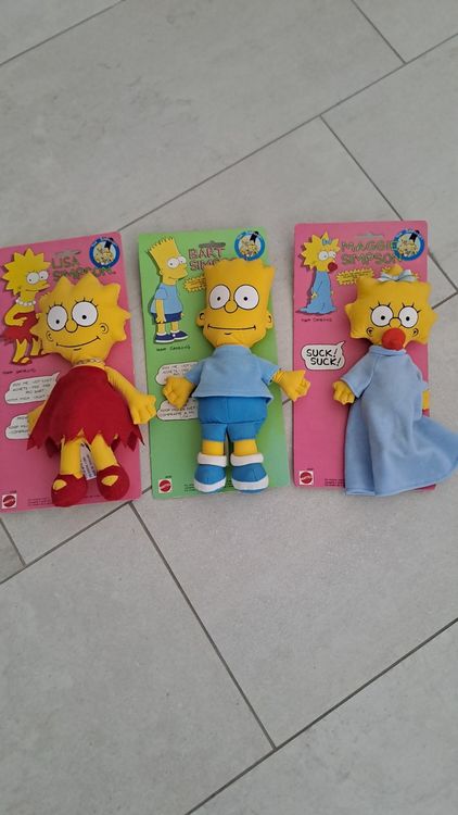 THE SIMPSONS - ORIGINALSTOFFPUPPEN (Neu (gemäss Beschreibung)) in ...
