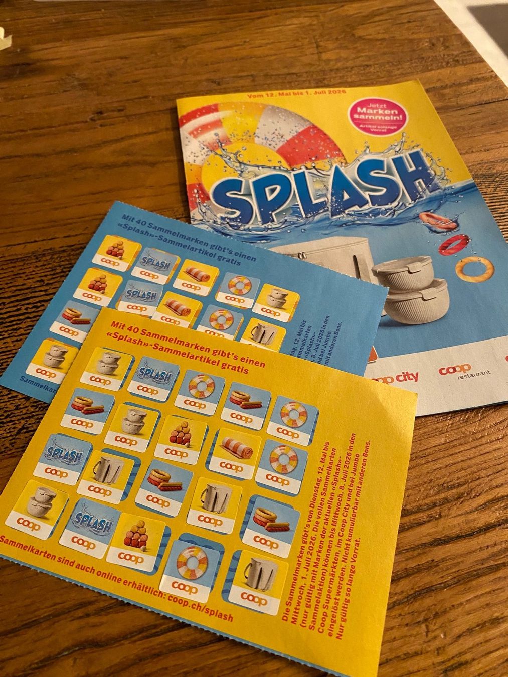 Coop Sammelmarken & -punkte: Splash  / Coop Sammelmarken – Neu (gemäss Beschreibung) aus Villmergen von 12roadrunner06