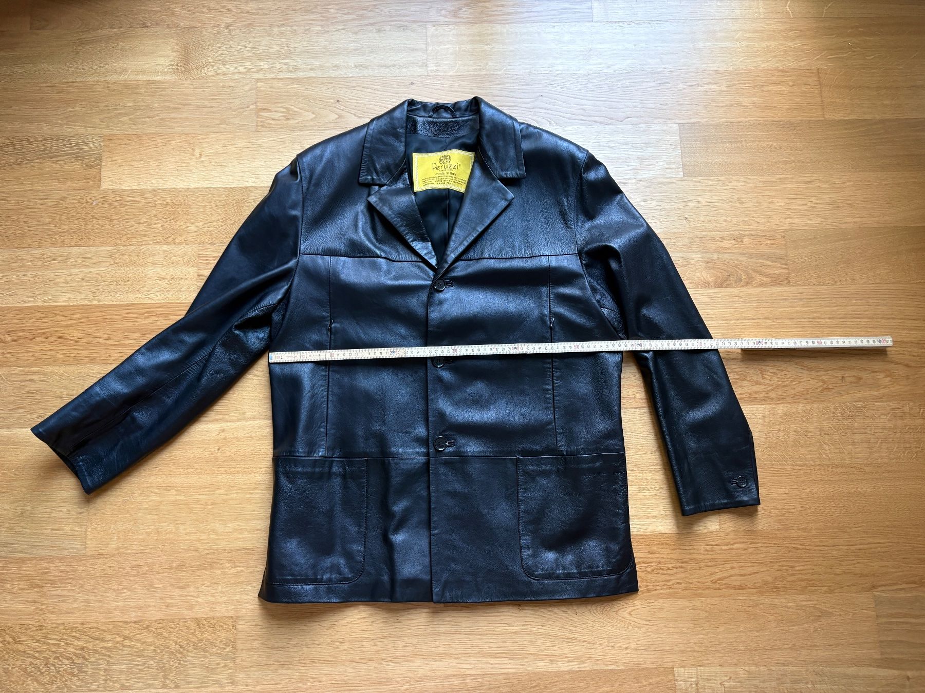 Giacche: Peruzzi Lederjacke schwarz, Grösse L/50 – Nuovo (secondo la descrizione) da Luzern venduto da MaxPower03 1