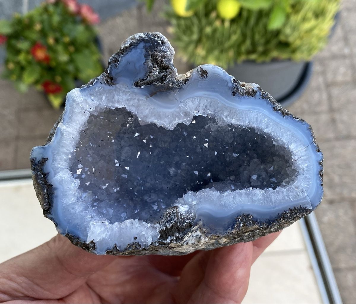Mineralien & Heilsteine: Sehr schöne Achat Geode  – Gebraucht aus Selzach von 321compac 8