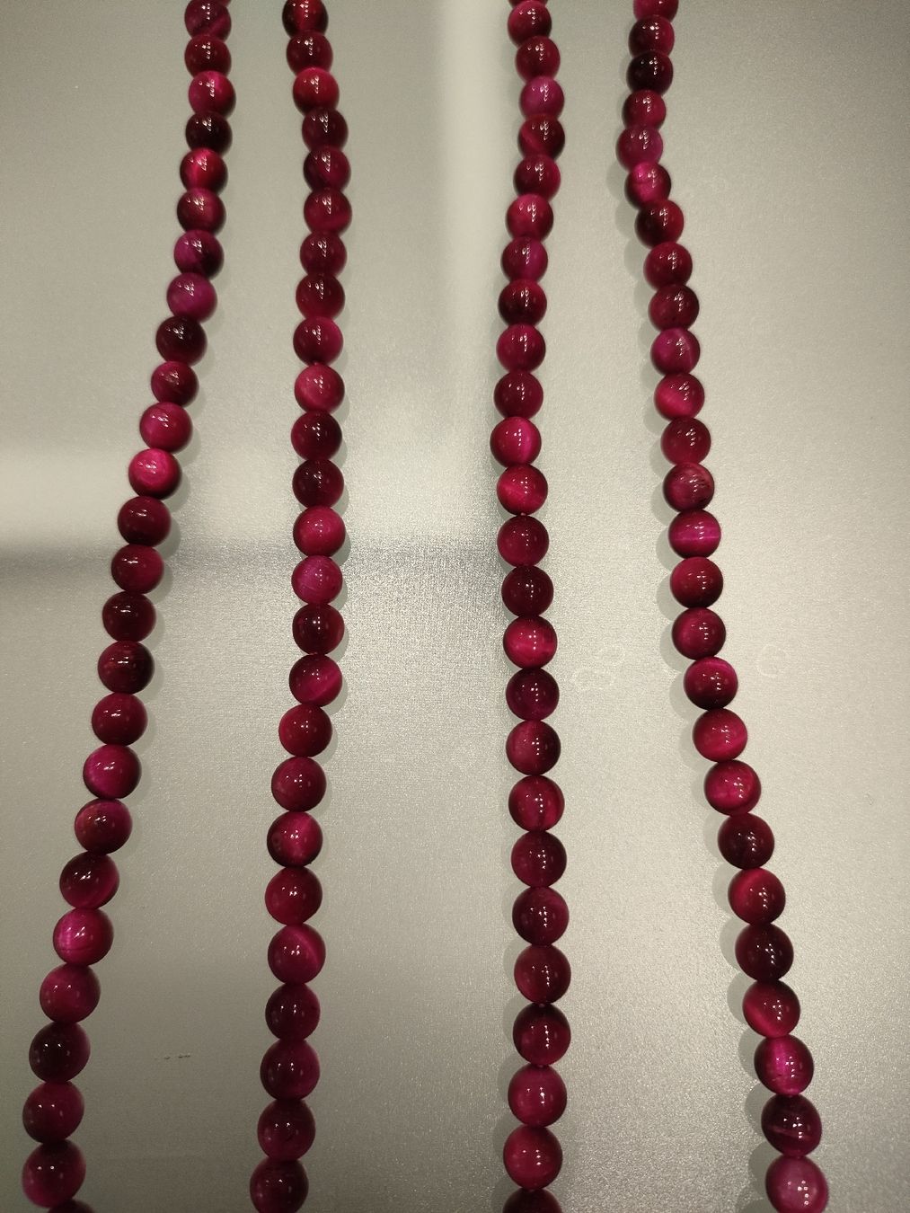 Pietre preziose: 2 Stränge Tigerauge Rosa – Nuovo e nell'imballaggio originale da Bern venduto da Lidia.5 1
