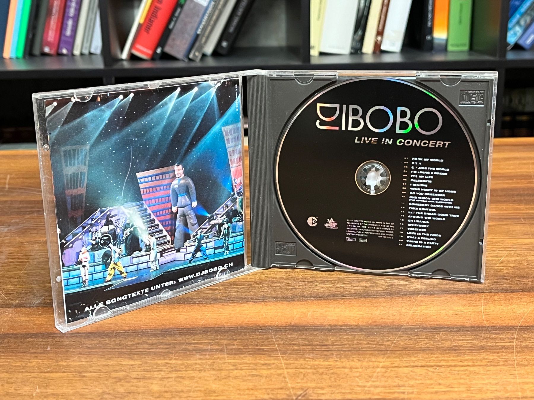 CD: DJ Bobo - Live in Concert - RA11D – Usato da Küsnacht ZH venduto da Jazztilldawn 2