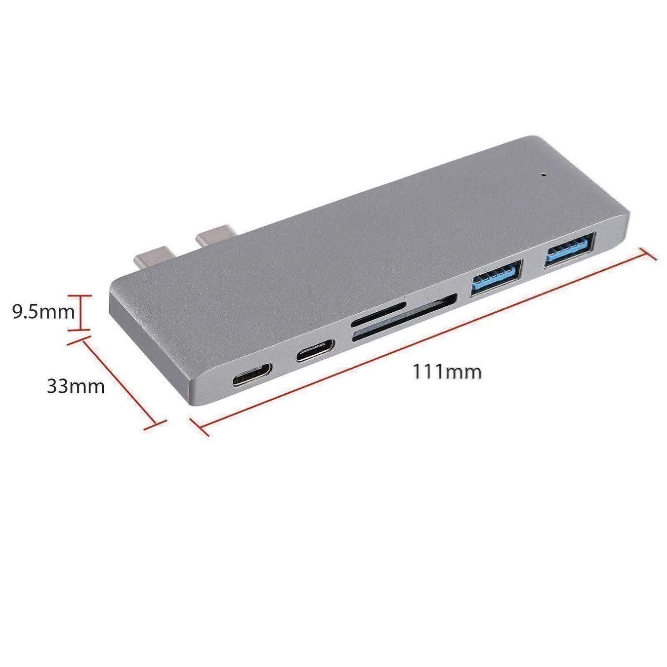 Unità & Adattatore: 6in1 USB Hub 3.0 Type C Adapter Macbook – Nuovo (secondo la descrizione) da Kirchdorf AG venduto da csnmclub 2