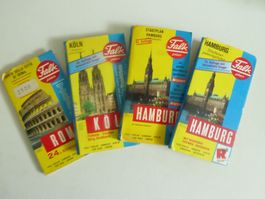 alte Stadtpäne: Hamburg, Rom & Köln