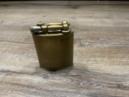 Tischfeuerzeug Messing Vintage antik gebrauchter Zustand
