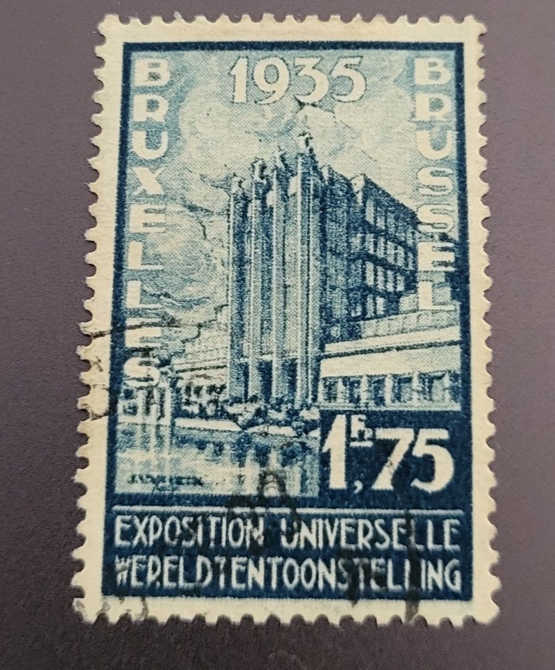 Tutti i francobolli: Belgien 1935 briefmarke – Usato da St Gallen venduto da Stampsalshobby