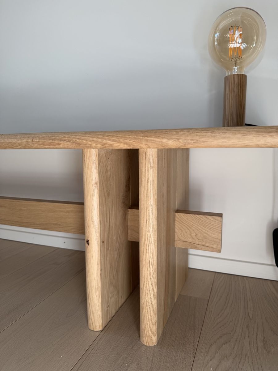 Panchine: Solid oak wood bench - Japandi style – Nuovo e nell'imballaggio originale da Corsier GE venduto da Karol_save_planet 5