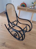 Chaise à bascule Thonet vintage, design classique