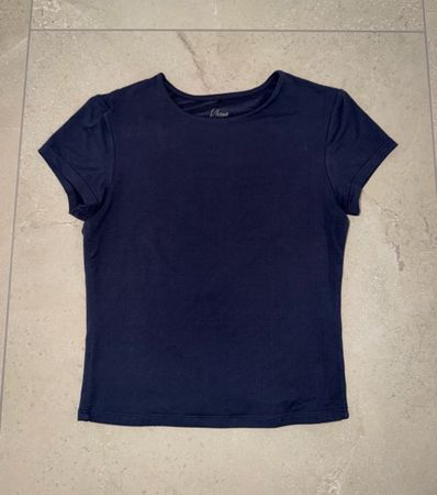 Missue T-Shirt Cropped Dunkelblau Grösse M