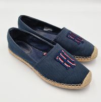 Sommerliche Tommy Hilfiger Espadrilles, Grösse 39, Blau