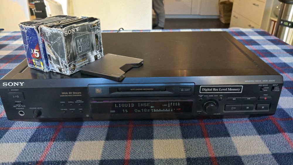 Lot 4 Minidisques Sony & Maxwell – Import Japon (occasion, Pour Walkman)