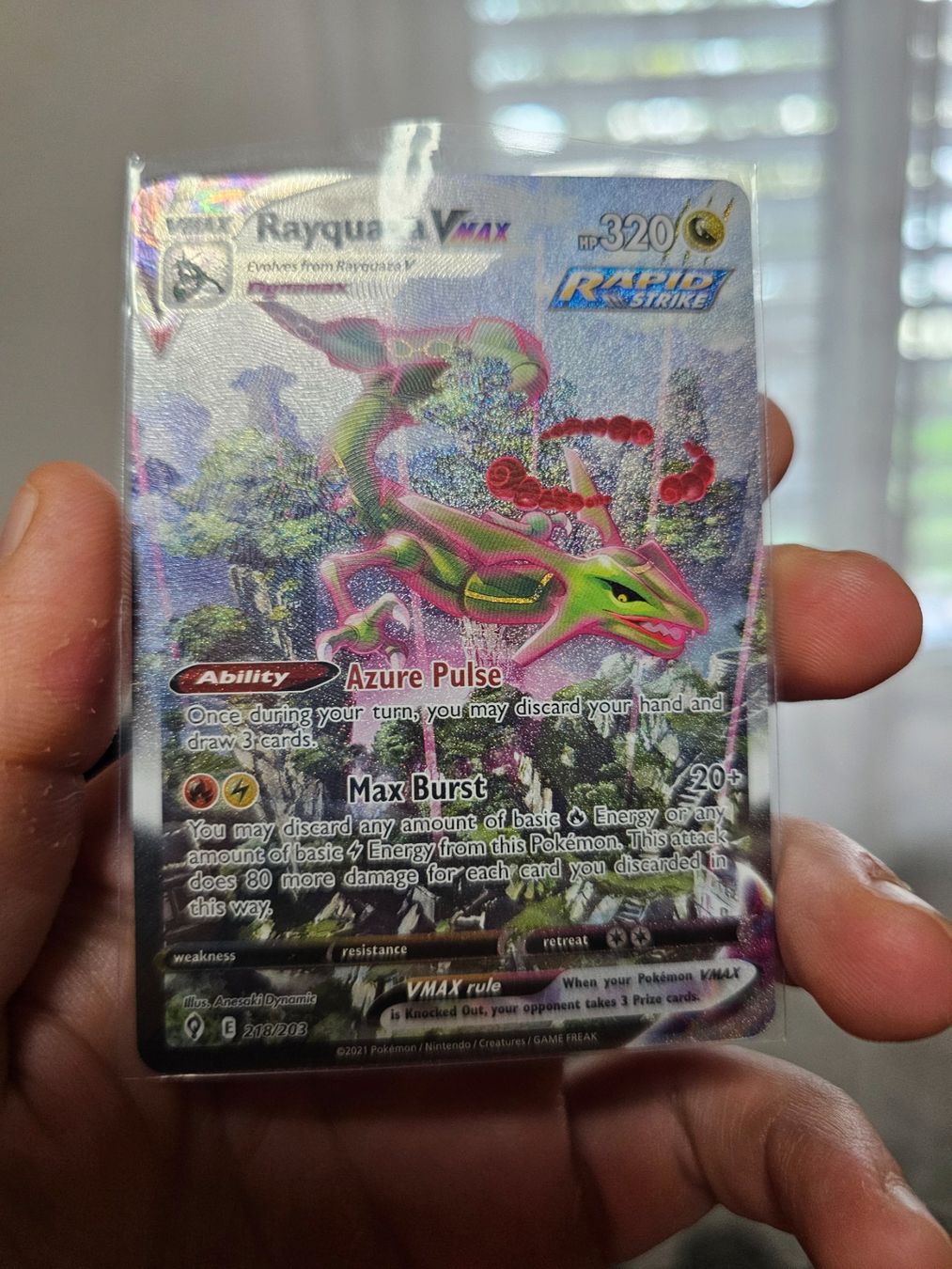 Cartoline: Rayquaza VMAX Evolving Skies 218/203 – Usato da Contone venduto da mas_w85c 3