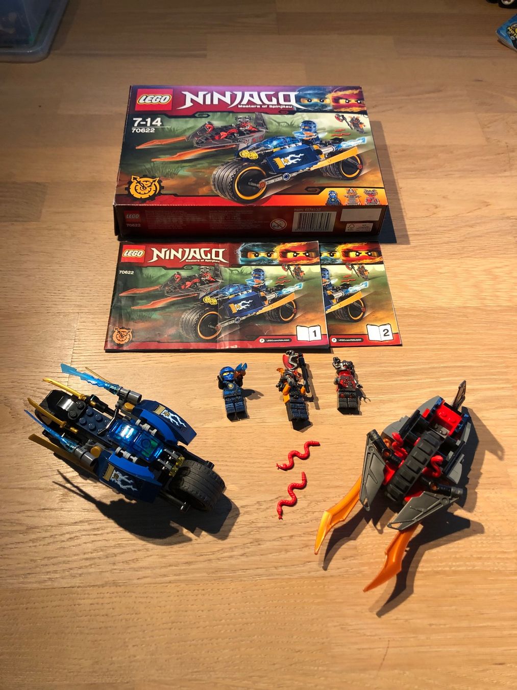 LEGO Ninjago 70622, Katana V11 und Splyder-Bike, komplett (Gebraucht ...