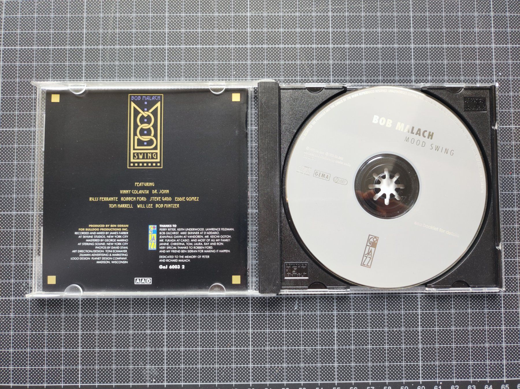 CD: Bob Malach – Mood Swing (CD) – Usato da Zürich venduto da Max_Lindenbaum 1