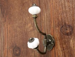 Set mit 4 Wandhaken für Mäntel und Hüte - porte-manteau