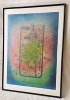🖼️Original Jakob Schwarz Lithografie–Futuristische Kunst✨