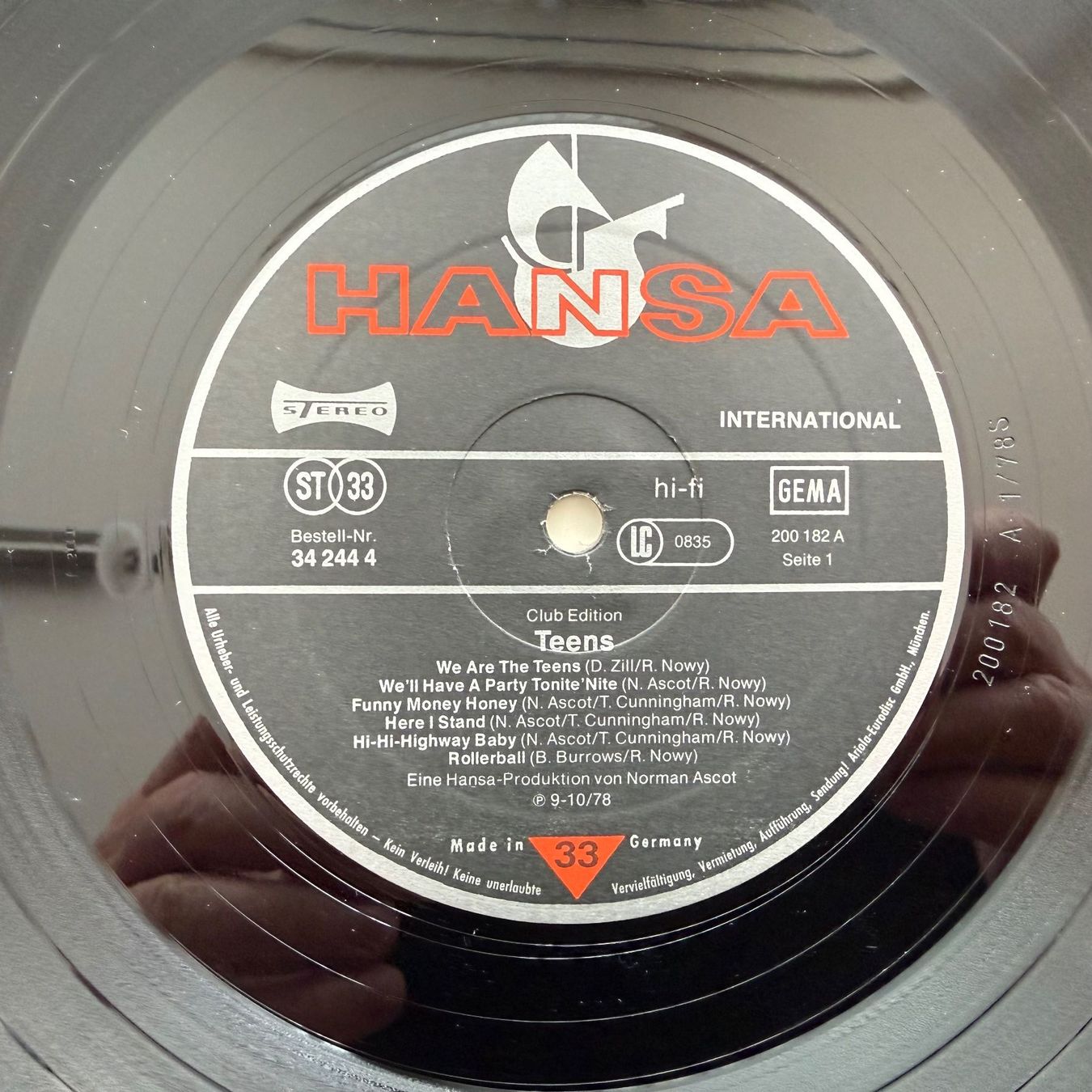 Dischi in vinile: THE TEENS - THE TEENS – Usato da Zürich venduto da fehlton 3