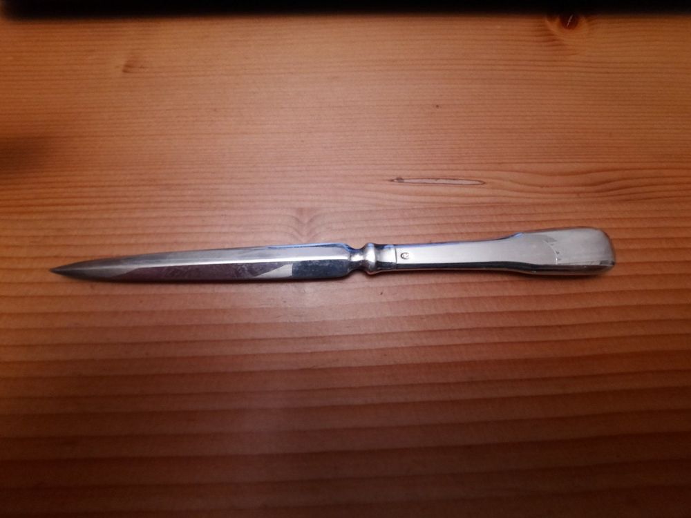 Brieföffner OLRI versilbert Zustand gemäss Bilder (Gebraucht) in ...