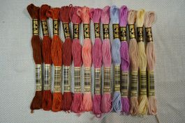 DMC Stickgarn Mouliné –  13er Pack – Sticktwist (Los A22)