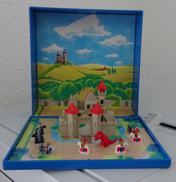 PLAYMOBIL 4333 MICRO Monde Chateau Medieval Magnetique Coffret Avec Notice EUR 22,00 - FR