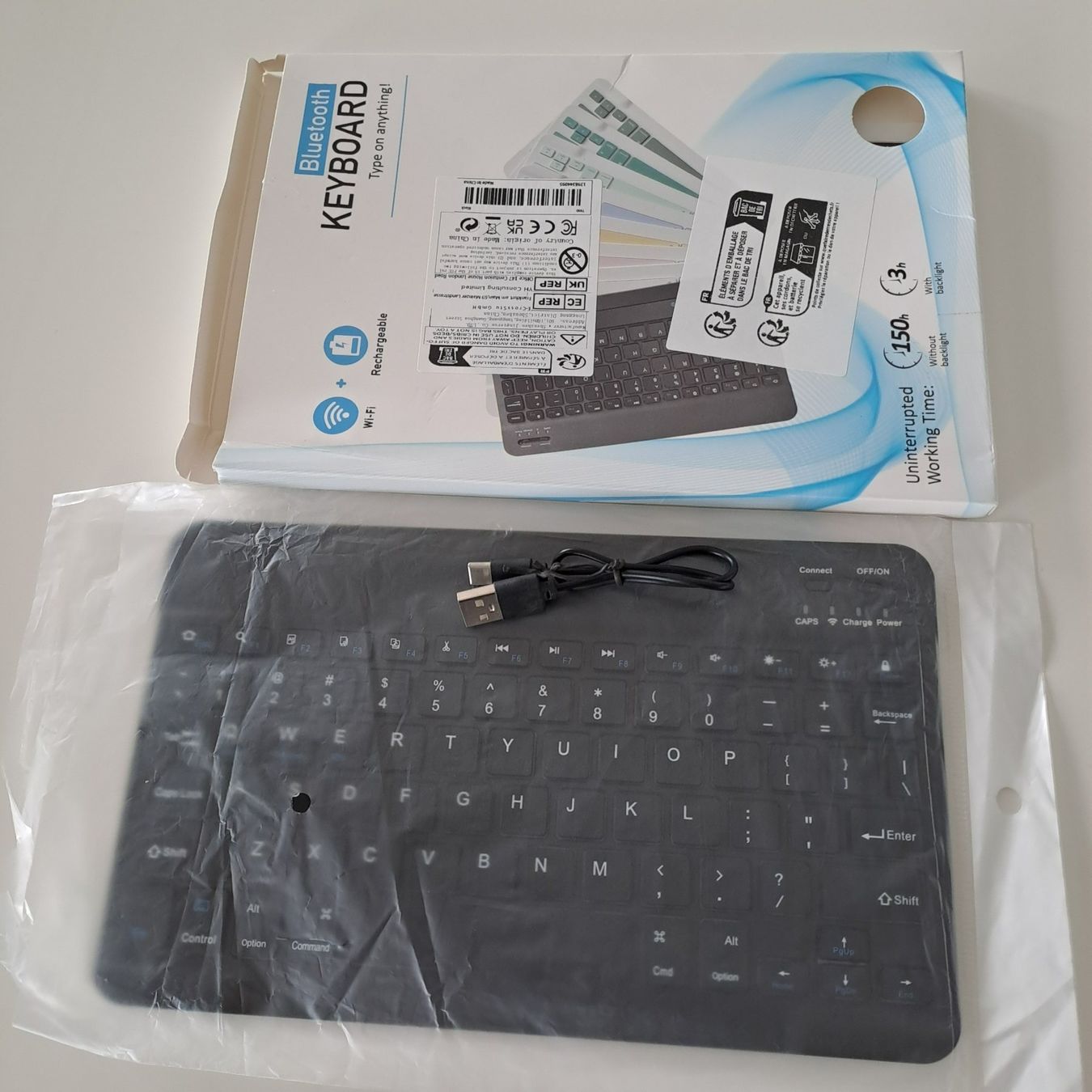 Tastiere: Tastatur - Keyboard - Bluetooth – Nuovo (secondo la descrizione) da Murten venduto da Suissemarkus 3