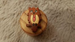 Milchzahndose Zahnfee Döschen Milchzahn Dose Holz Eule