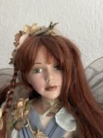 Wunderschöne Fee Porzellanpuppe Sammlerpuppe Deko Figur Rari