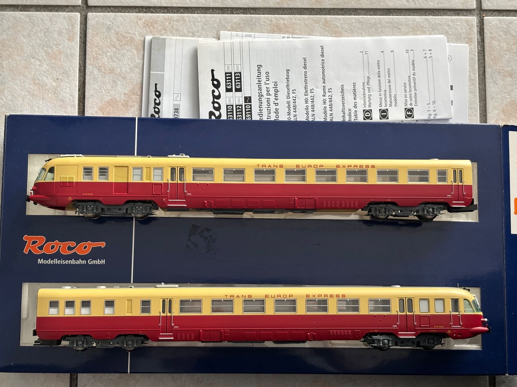 Roco Modellini di ferrovie: Roco 69110 ALn 448/460 TEE FS Digital DCC – Nuovo (secondo la descrizione) da Hauterive NE venduto da eriamch 1