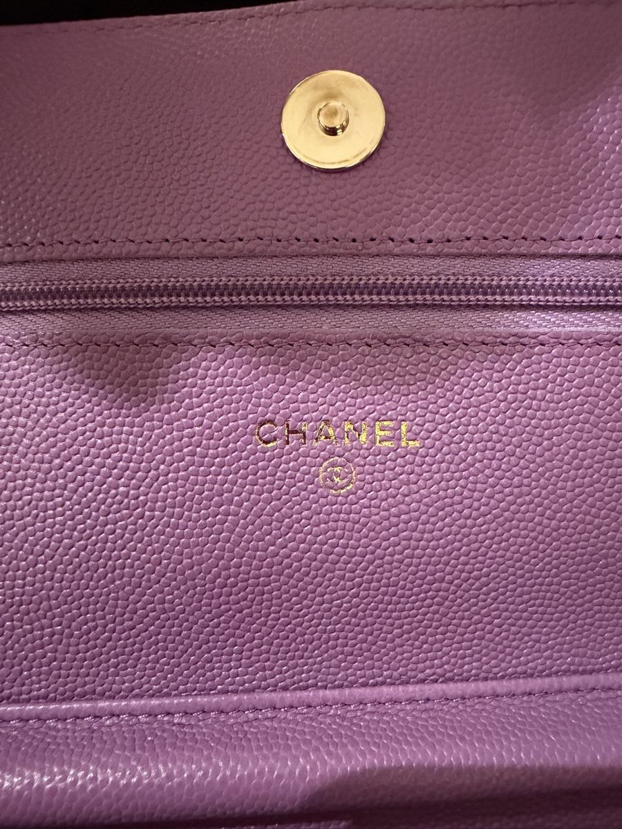 Chanel Borse da donna: Chanel wallet on chain in purple – Usato da Schwyz venduto da ann_5w8m 1