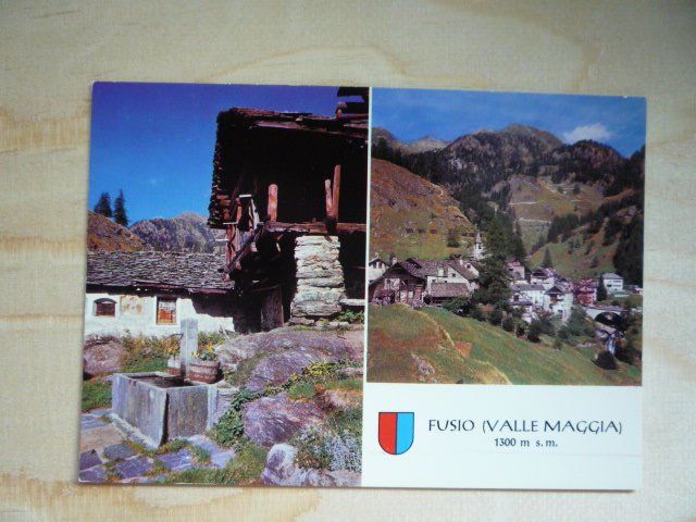 Cartoline postali: Fusio / Valle Maggia, 6539 – Usato da Rieden SG venduto da Brockehuesli
