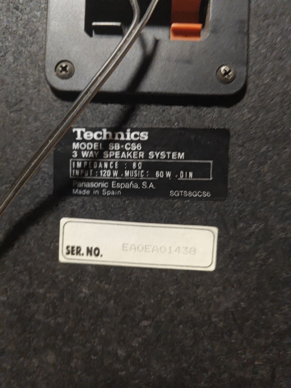 Technics Casse acustiche: Lautsprecher Technics SB-CS6 – Usato da Sissach venduto da sasocla 3