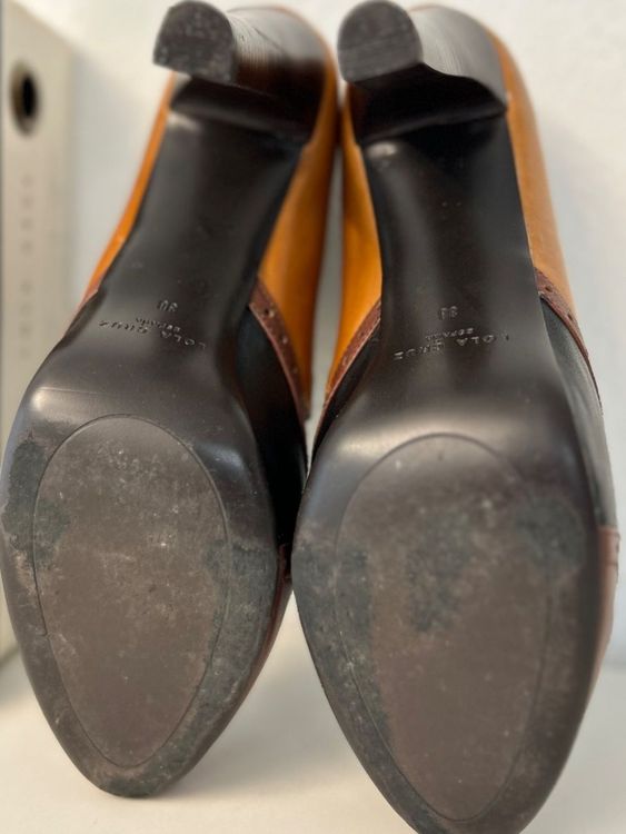 Chaussures femmes: LOLA CRUZ Budapester Plateau Pumps Heels Court Shoes Gr. 38 – D'occasion à Zürich par Arche_Brockenhaus 9