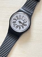 Vintage Swatch Uhr, Original, Schwarz-Weiss, Top Zustand!