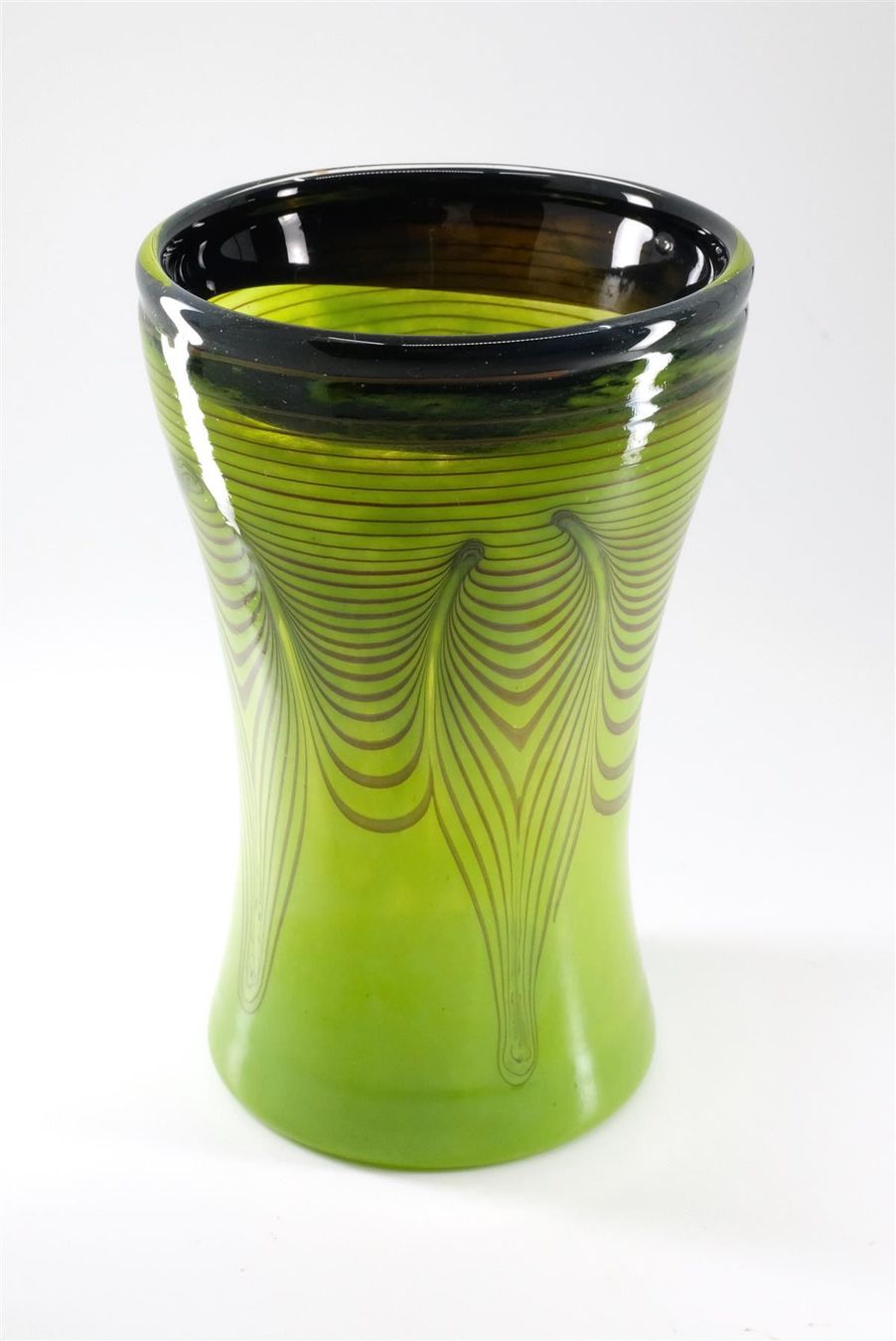 Vasen & Gefässe: GL0004 Kleine Vase, Studioglas Erwin Eisch, Loetz-Stil 1981 – Gebraucht aus Horgen von Louis_xv