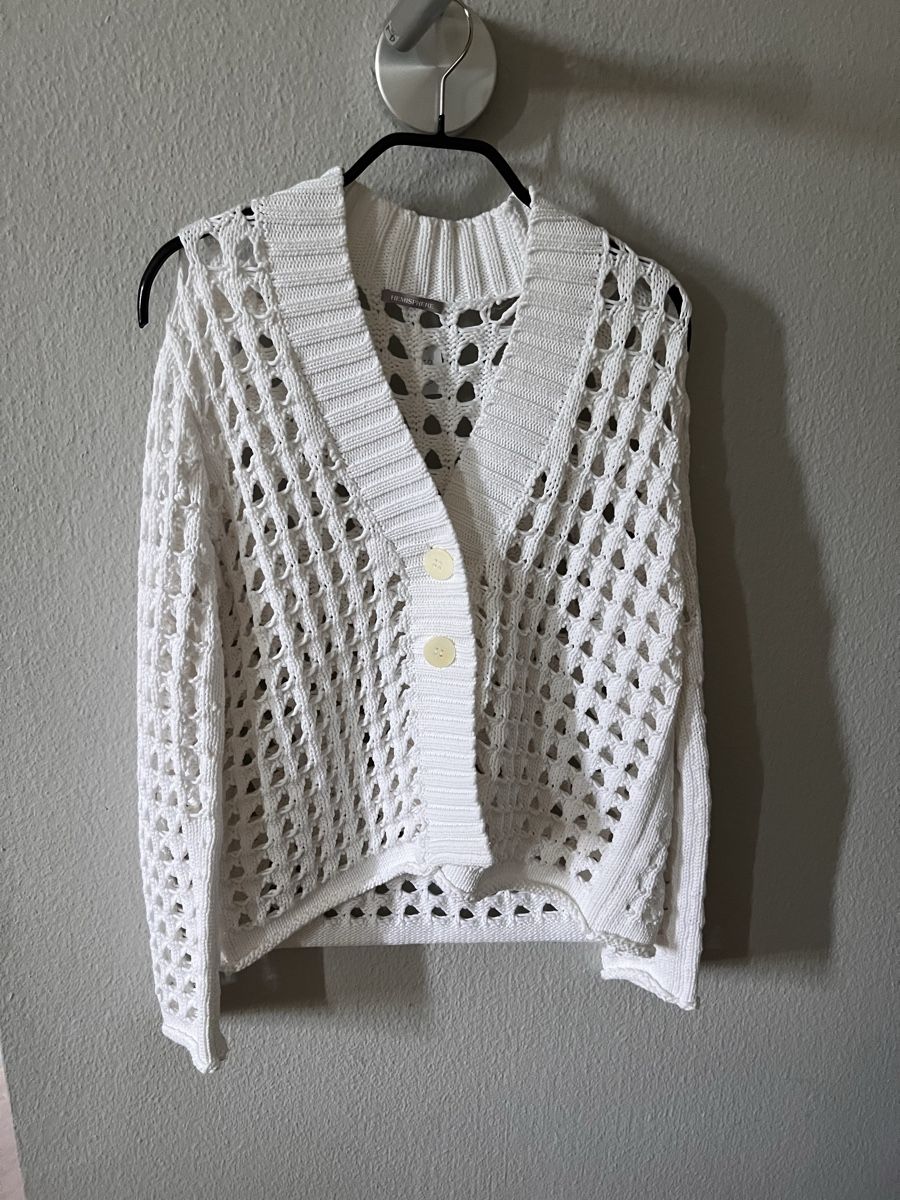 Hemisphere Giacche: Strickjacke Hemisphere, Gr. M, weiss – Usato da Solothurn venduto da Brini06